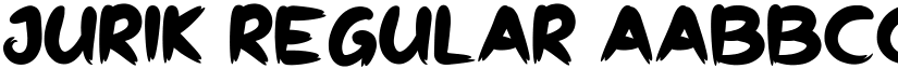 Jurik Regular font