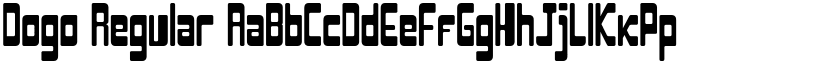 Dogo Regular font