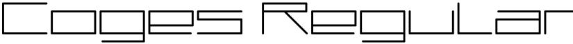 Coges Regular font