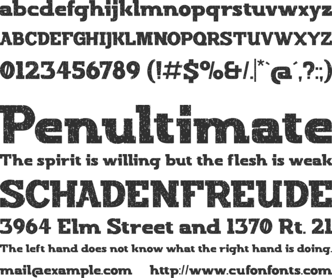 Jack Martine font preview