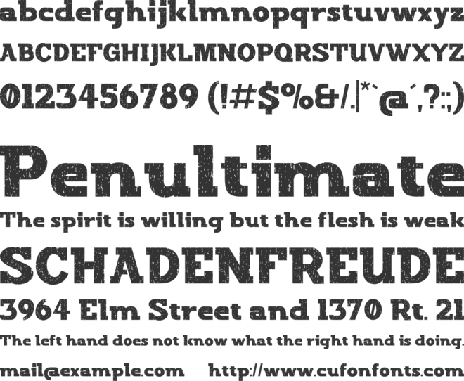 Jack Martine font preview