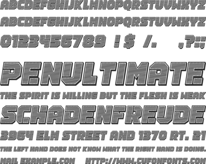 Smuggle font preview