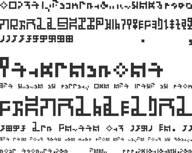 Symbolica font preview
