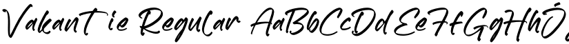 Vakantie Regular font