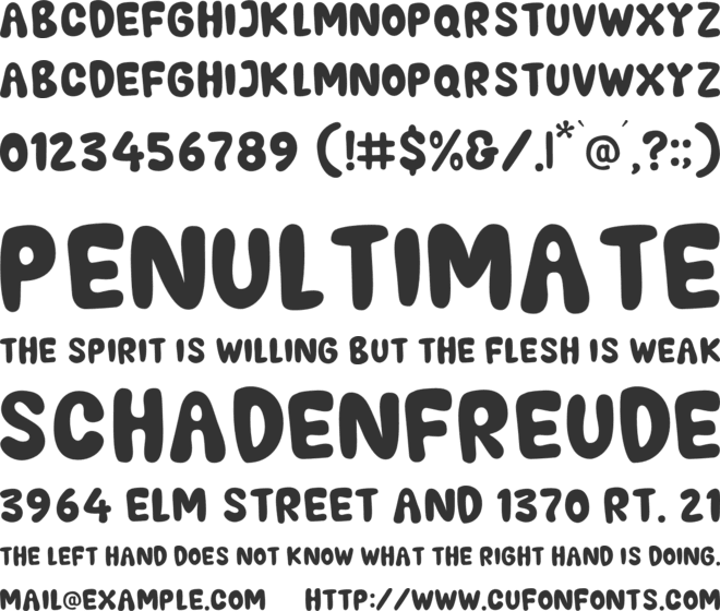 BIGGER SUMMER FEST font preview