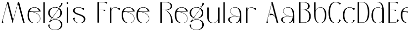 Melgis Free font download