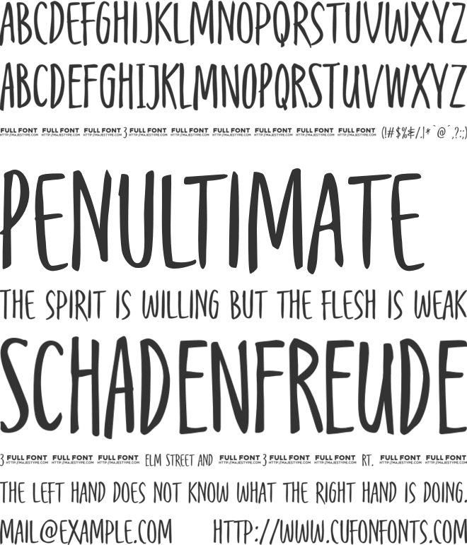 Kobajeon font preview