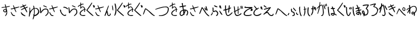 Sakura Irohanihoheto font download