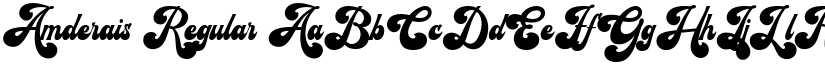 Amderais Regular font