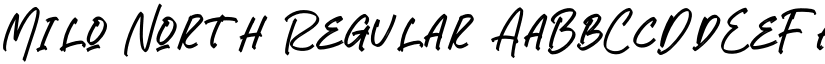 Milo North font download