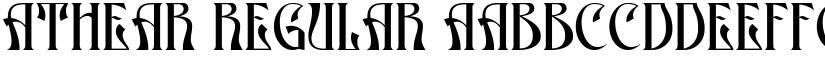 ATHEAR Regular font