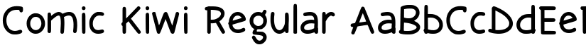Comic Kiwi Regular font