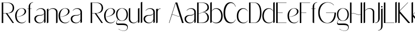 Refanea Regular font