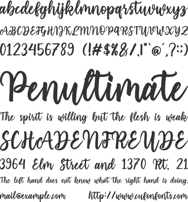 maullina font preview