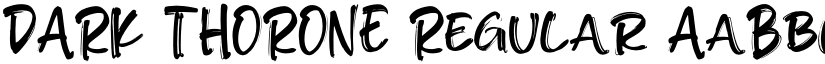 DARK THORONE font download
