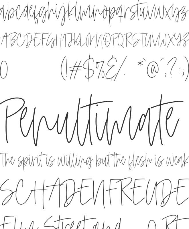 Castle Mind font preview