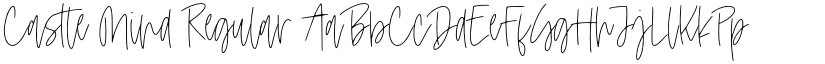 Castle Mind Regular font