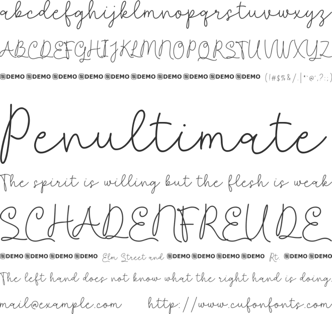 Queasily font preview