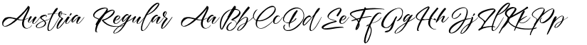 Austria Regular font