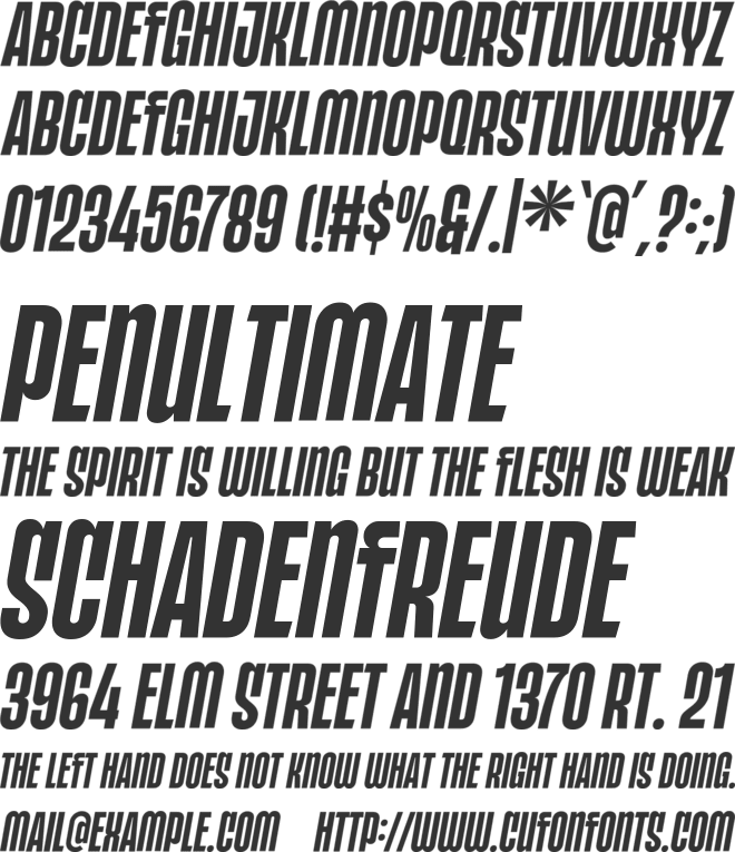 POPFINE font preview