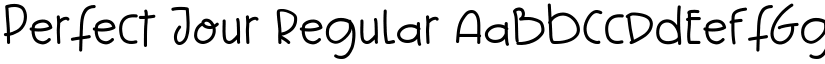 Perfect Jour Regular font