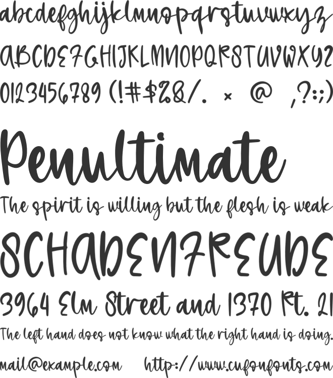 Sakura In Kyoto font preview