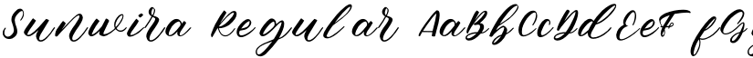 Sunwira Regular font