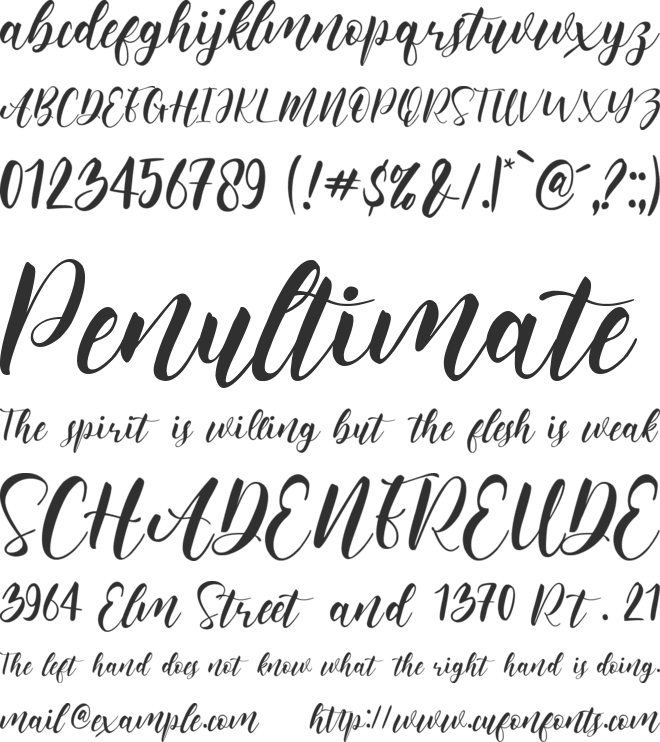 hello moms font preview