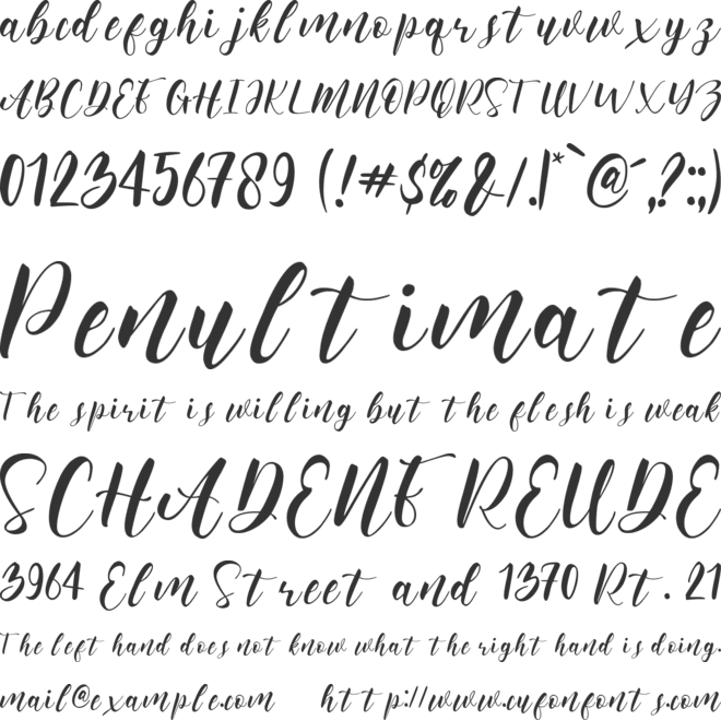 hello moms font preview