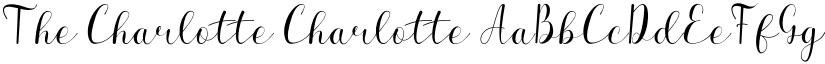 The Charlotte Charlotte font