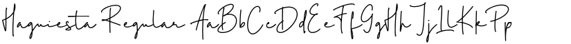 Haguiesta Regular font
