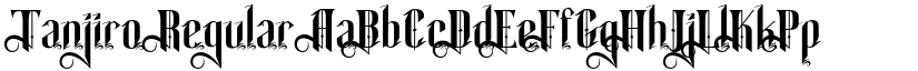 Tanjiro Regular font