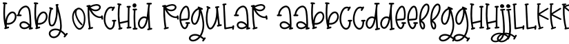 Baby Orchid Regular font