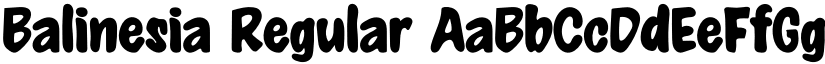 Balinesia Regular font