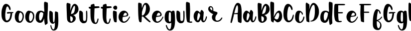 Goody Buttie Regular font