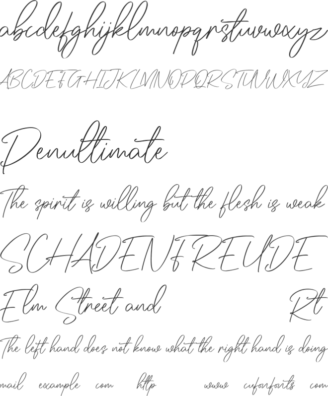 Greylorks Free font preview