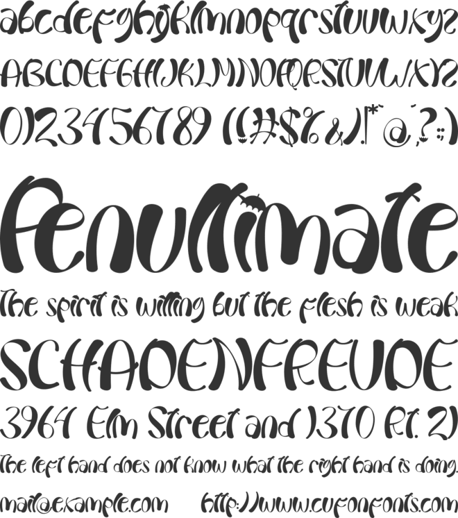 Summer Beach font preview