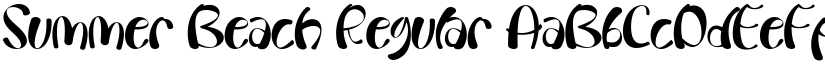Summer Beach Regular font