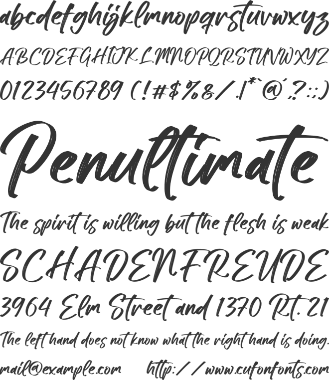 Black Stamp font preview