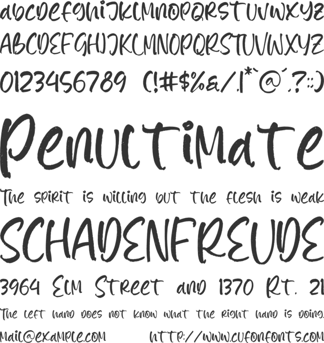 romitha font preview