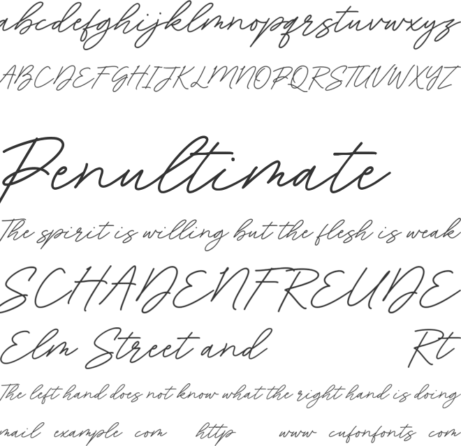 Homestone font preview