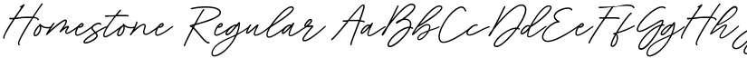 Homestone Regular font