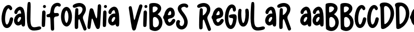 California Vibes Regular font