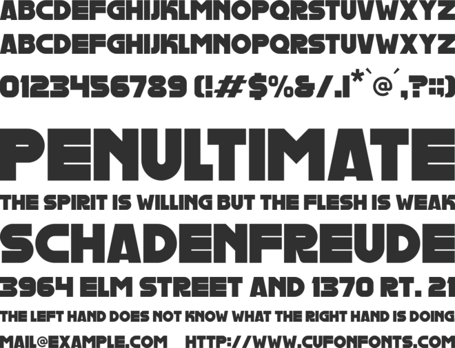 STARLINK font preview