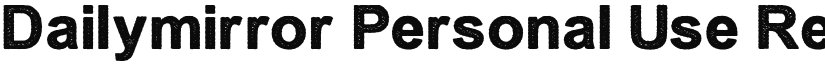 Dailymirror Personal Use font download