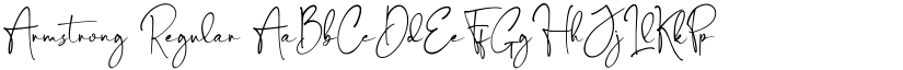Armstrong Regular font