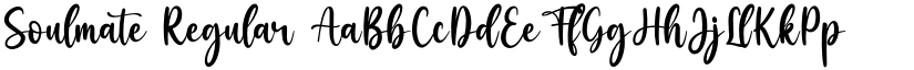 Soulmate Regular font