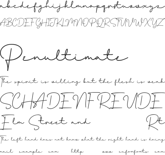 Mirabille Free font preview