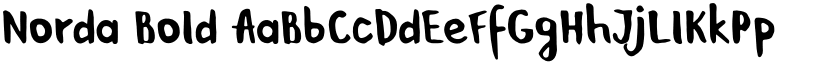 Norda Bold font
