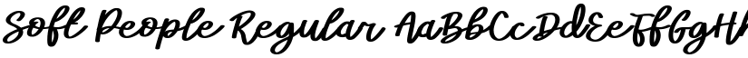 Soft People Regular font